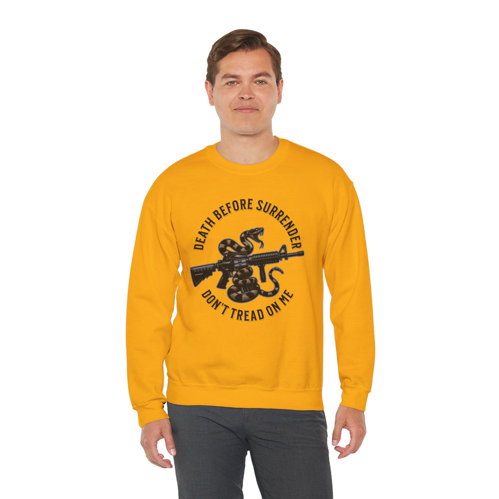 COLOR DEATH BEFORE SURRENDER SWEATSHIRT