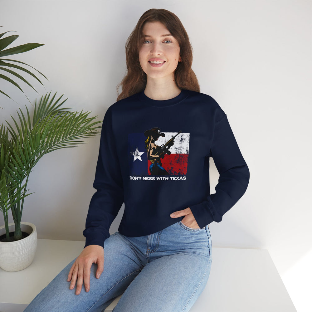 DON'T MESS WITH TEXAS COWGIRL SWEATSHIRT