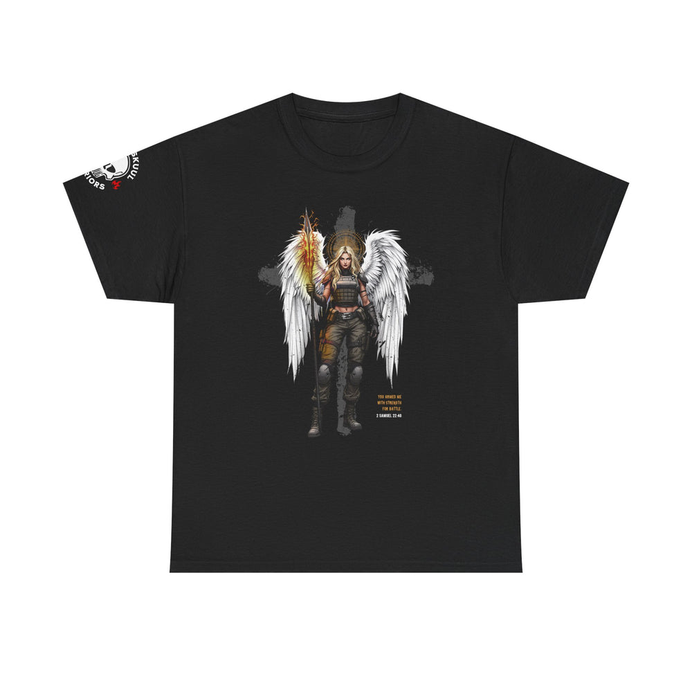 FEMALE ARCHANGEL 2 SAMUEL 22:40 T SHIRT