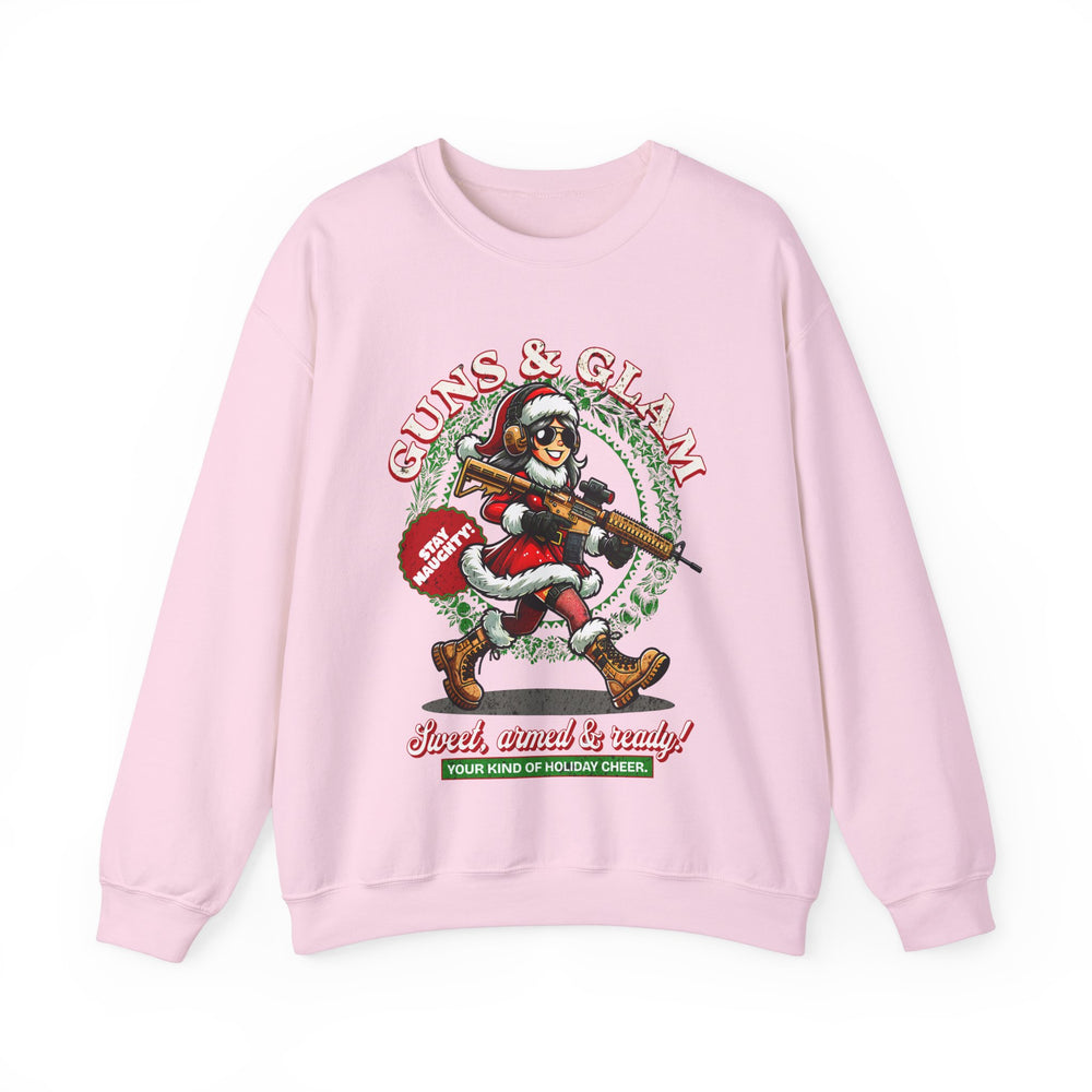 GUNS AND GLAM XMAS SWEATSHIRT