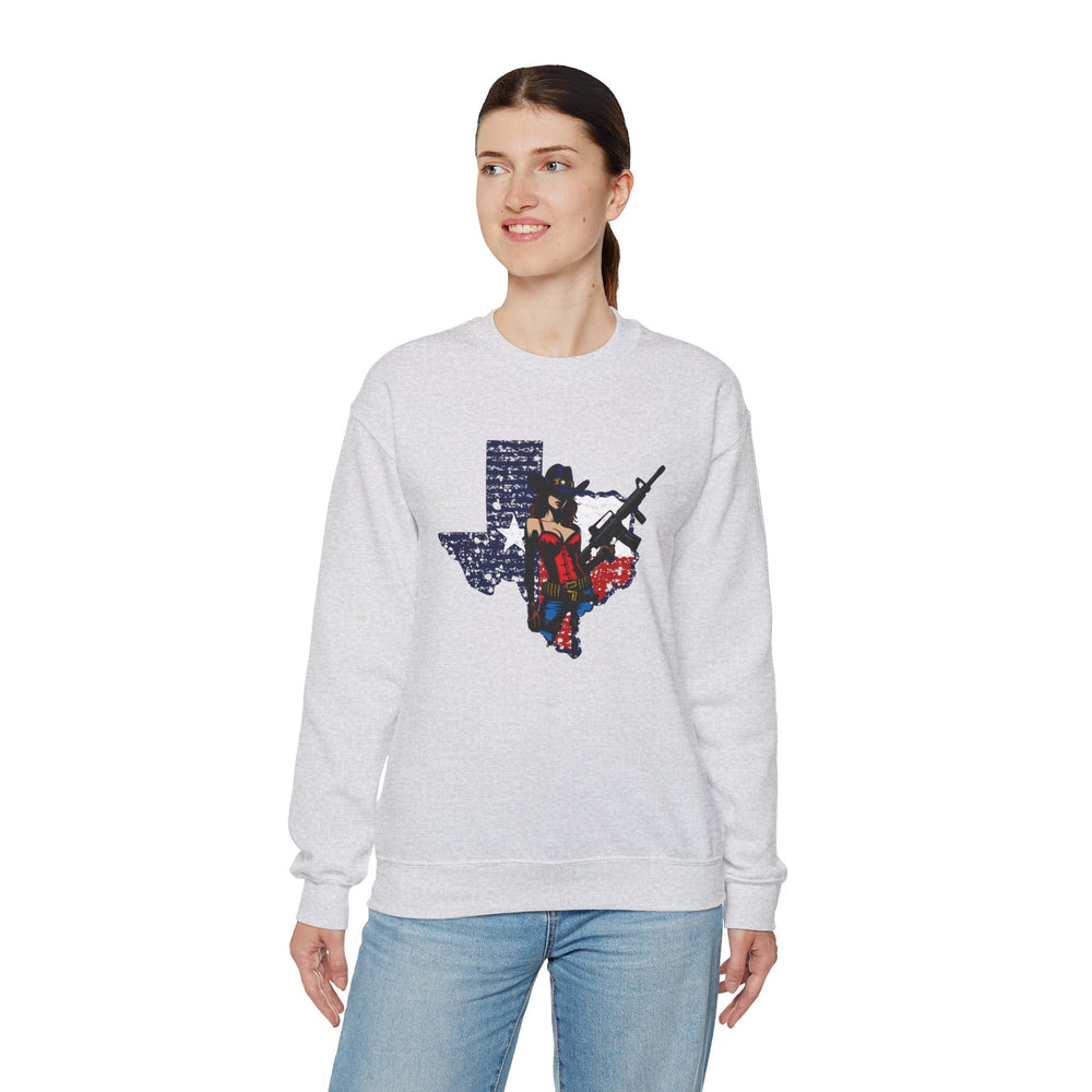 COWGIRL TEXAS STATE SWEATSHIRT