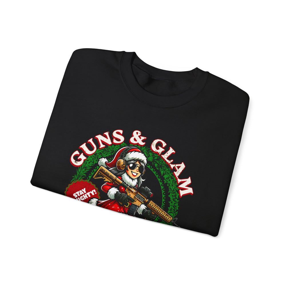 GUNS AND GLAM XMAS SWEATSHIRT