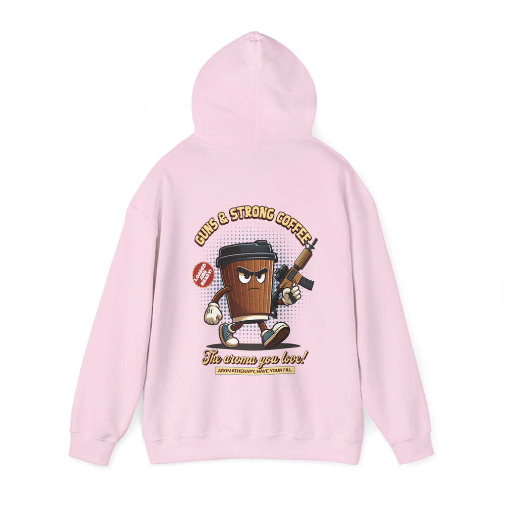 GUNS AND STRONG COFFEE HOODIE