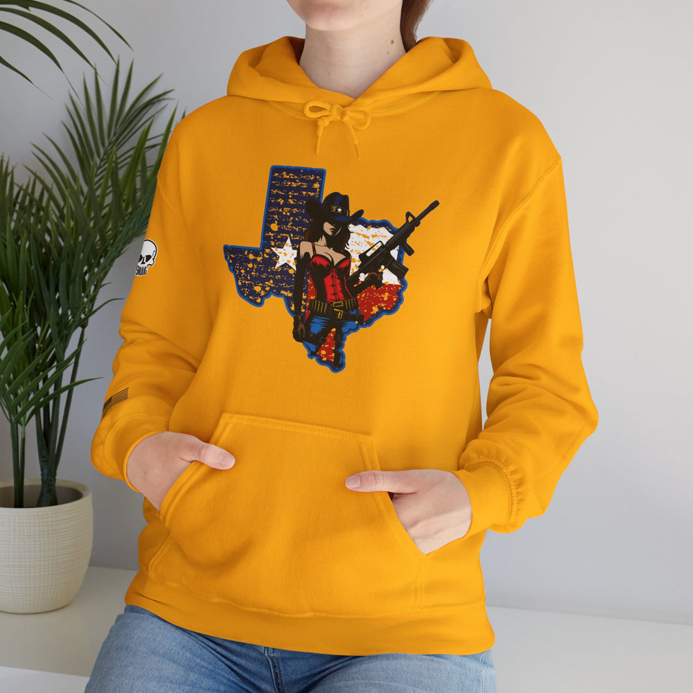 TEXAS STATE COWGIRL HOODIE