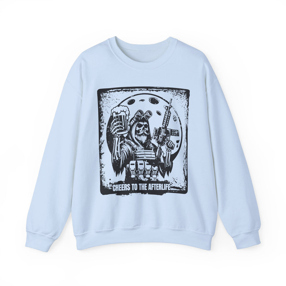 CHEERS TO THE AFTERLIFE GRUNGE SWEATSHIRT