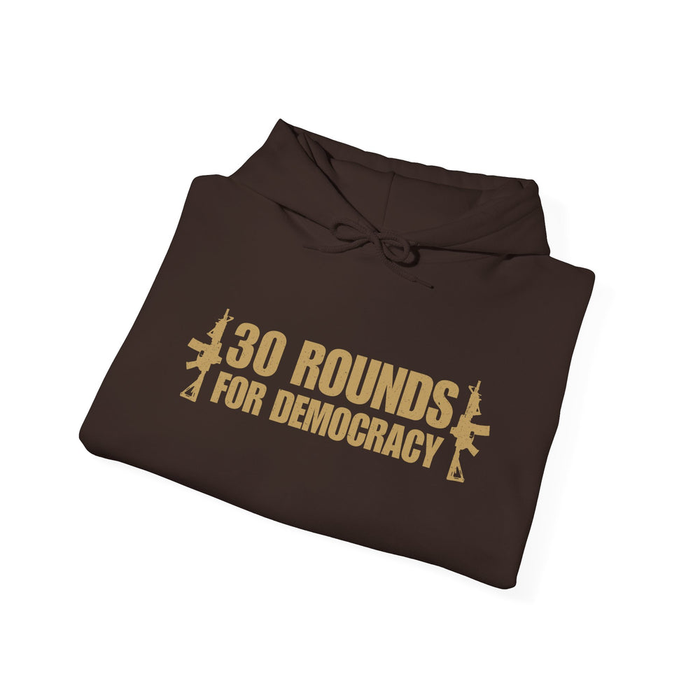 30 ROUNDS FOR DEMOCRACY HOODIE