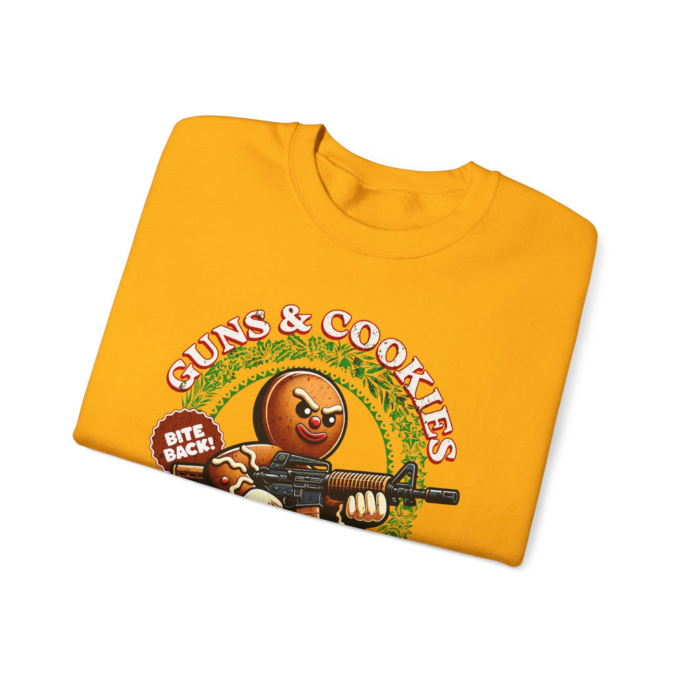 GUNS AND COOKIES XMAS SWEATSHIRT