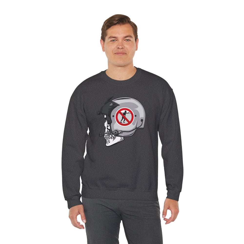 NO ZOMBIE RIDES SWEATSHIRT