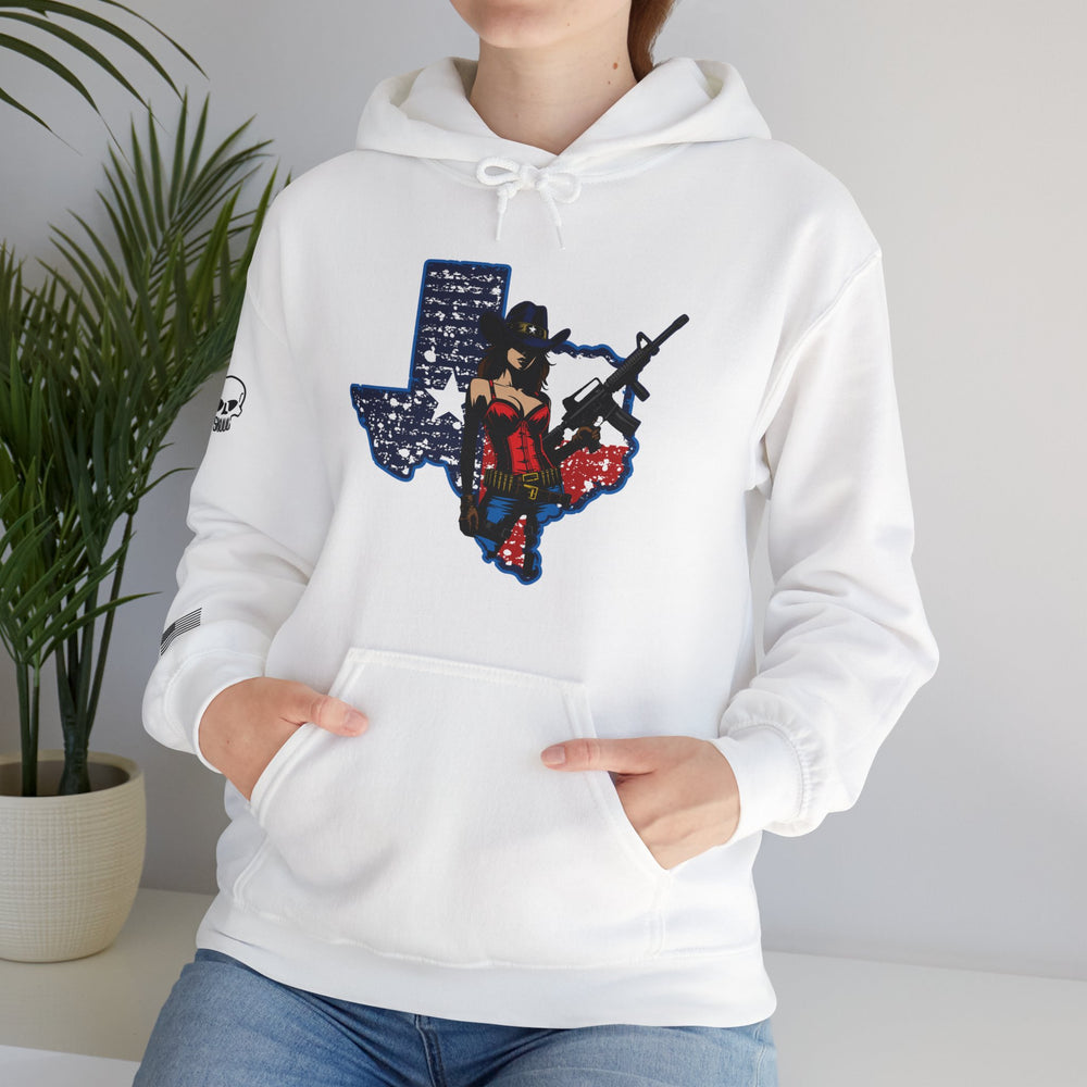 TEXAS STATE COWGIRL HOODIE