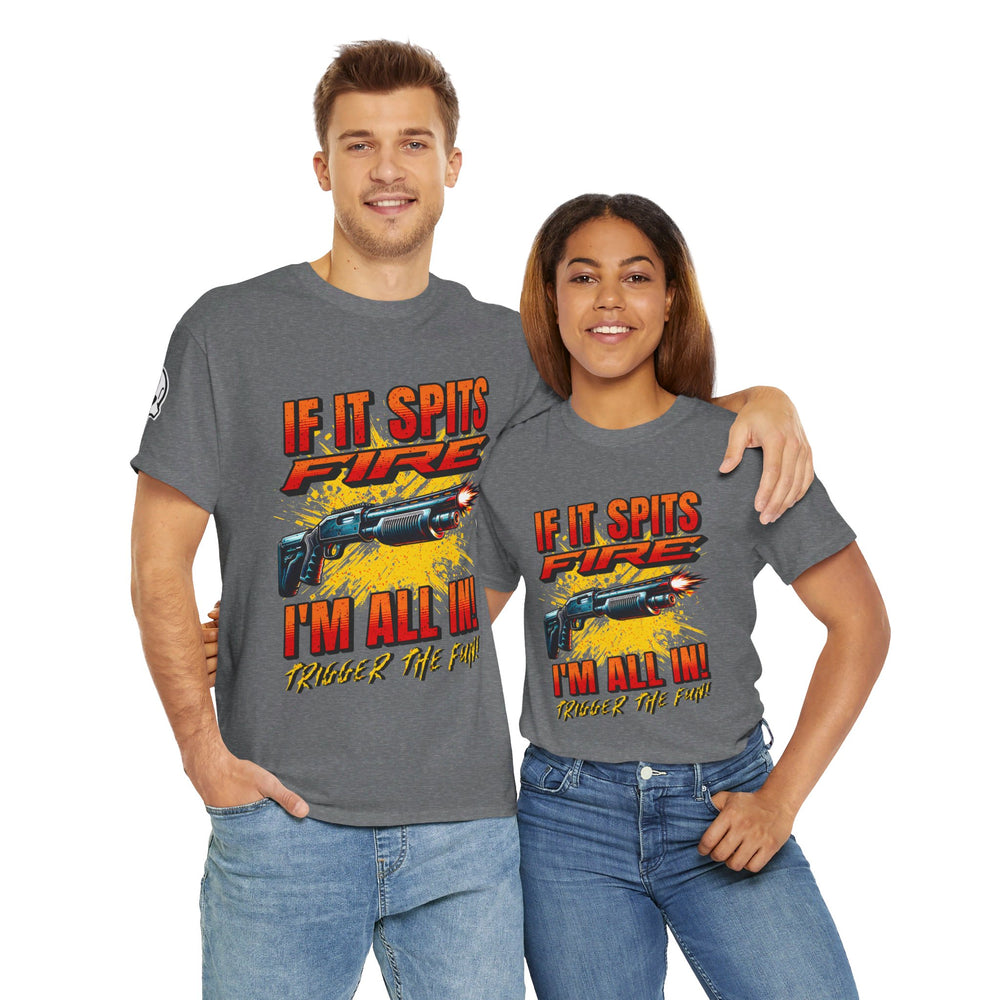 SHOTGUN SPITTING FIRE T SHIRT