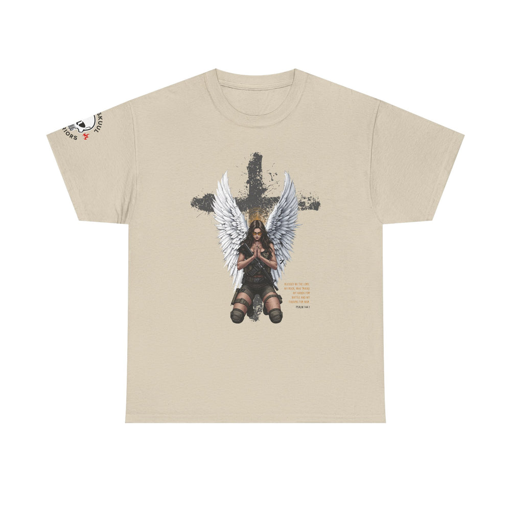 FEMALE ARCHANGEL PSALM 144:1 T SHIRT
