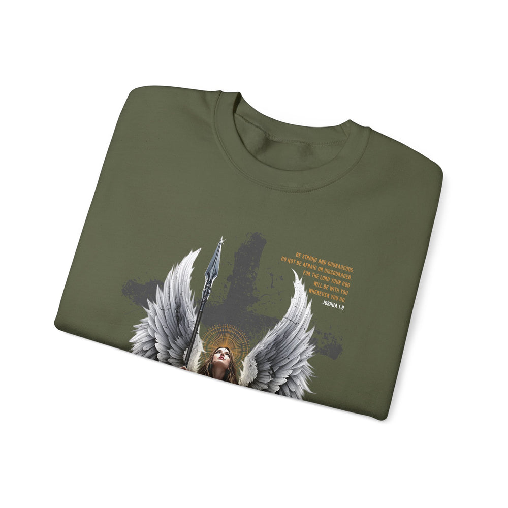 FEMALE ARCHANGEL JOSHUA 1:9 SWEATSHIRT