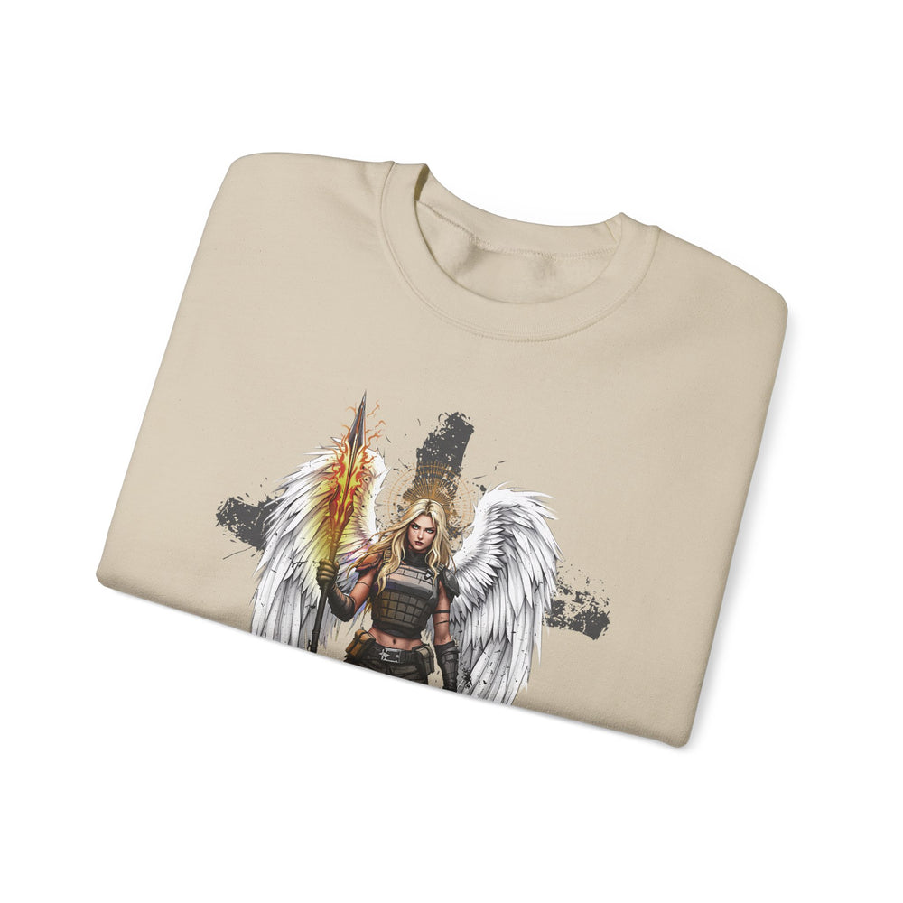 FEMALE ARCHANGEL 2 SAMUEL 22:40 SWEATSHIRT