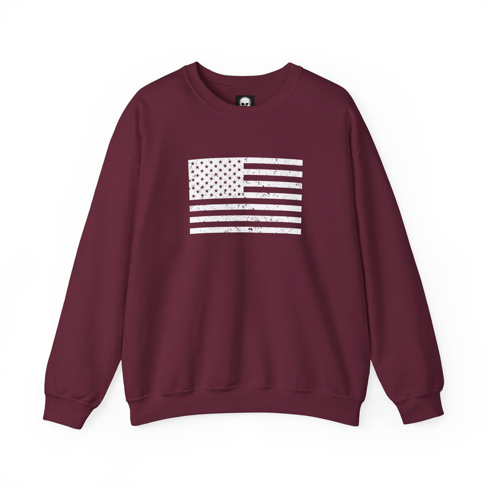 USA GRUNGE FLAG SWEATSHIRT