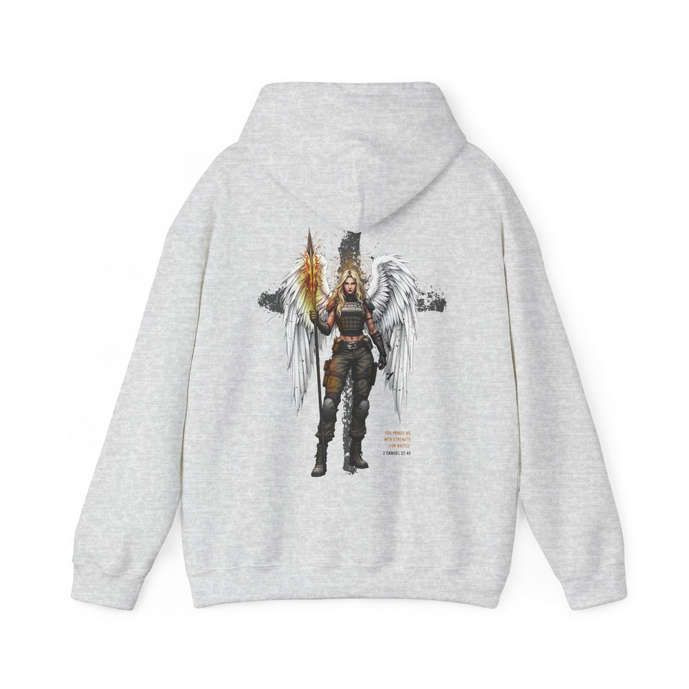 FEMALE ARCHANGEL 2 SAMUEL 22:40 HOODIE