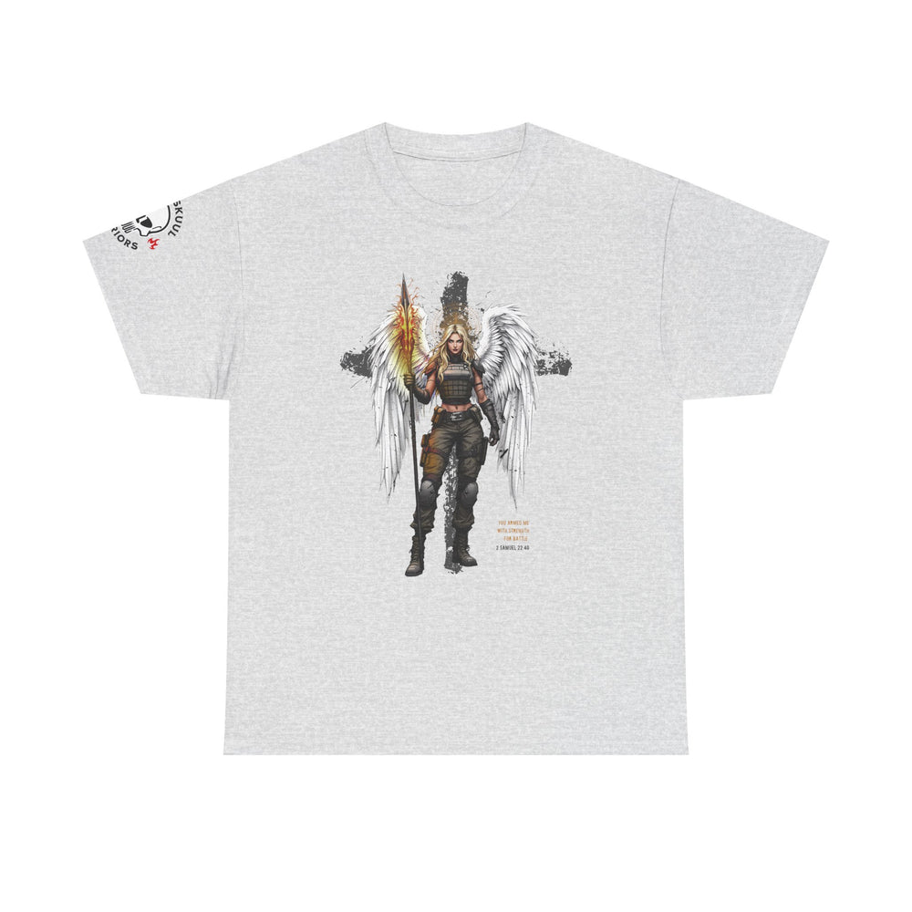 FEMALE ARCHANGEL 2 SAMUEL 22:40 T SHIRT