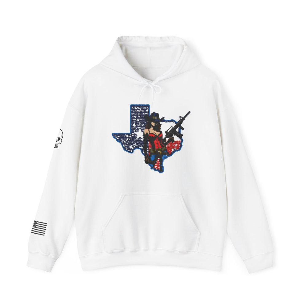 TEXAS STATE COWGIRL HOODIE