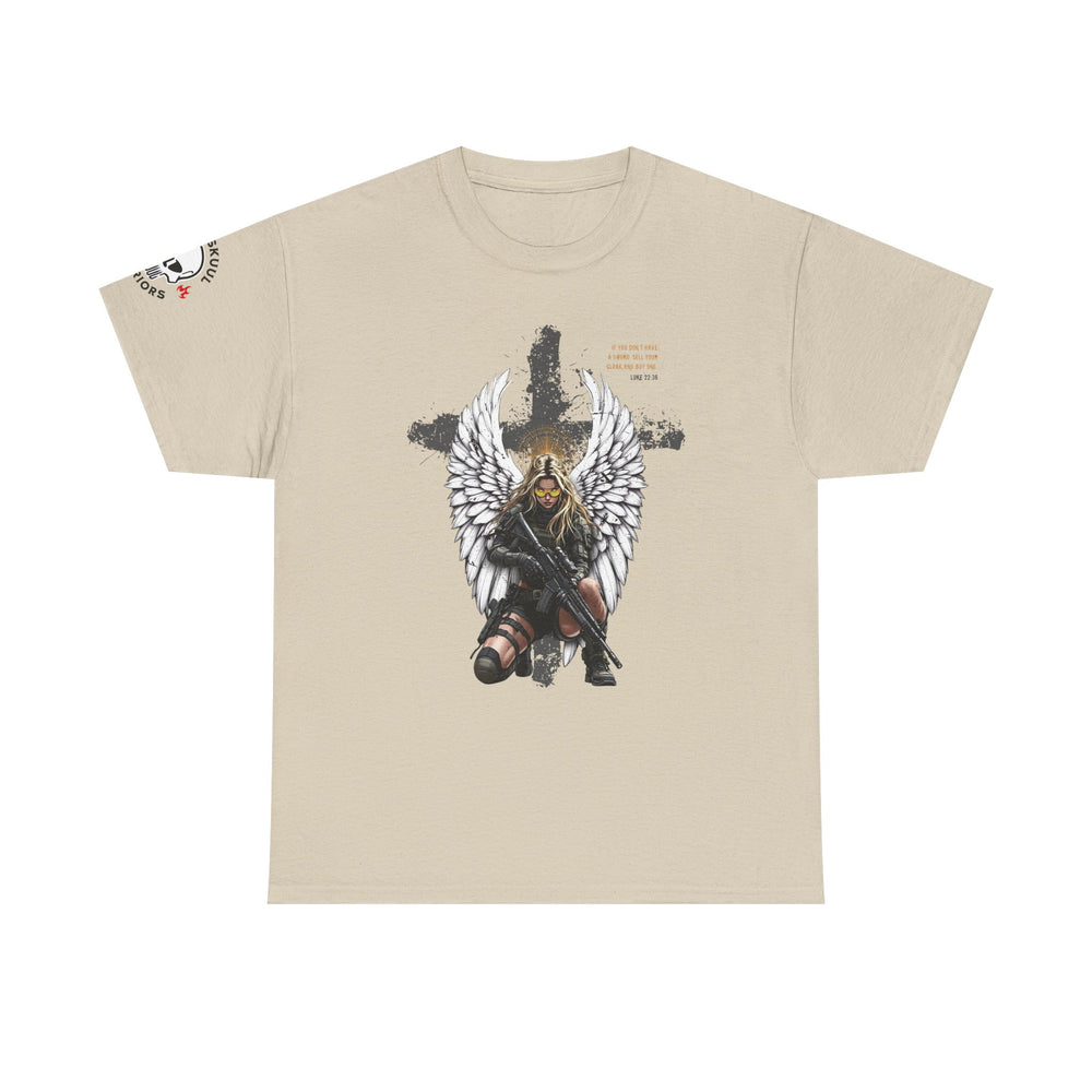 FEMALE ARCHANGEL LUKE 22:36 T SHIRT