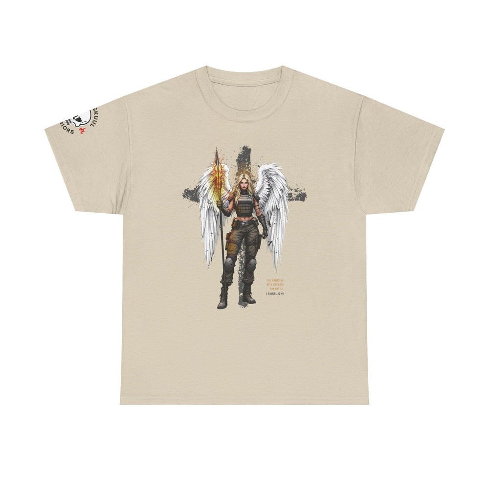 FEMALE ARCHANGEL 2 SAMUEL 22:40 T SHIRT
