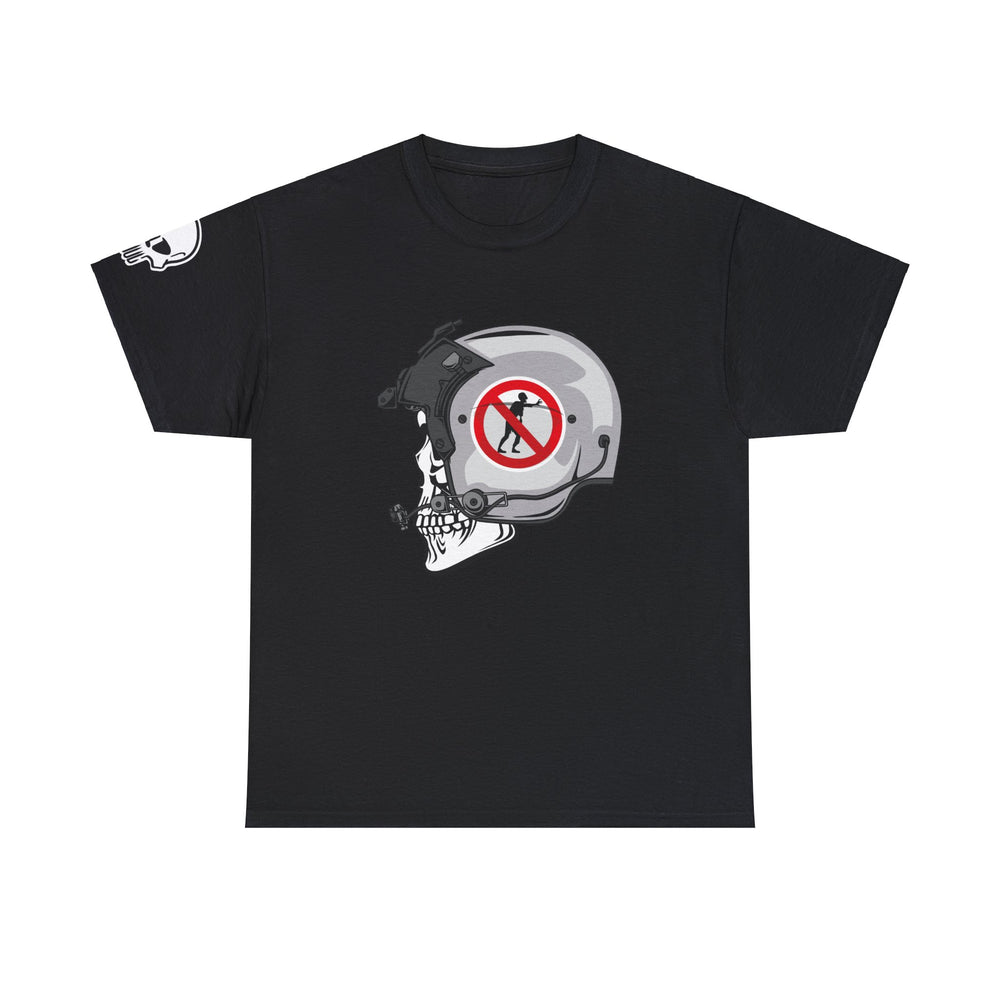 NO ZOMBIE RIDES T SHIRT