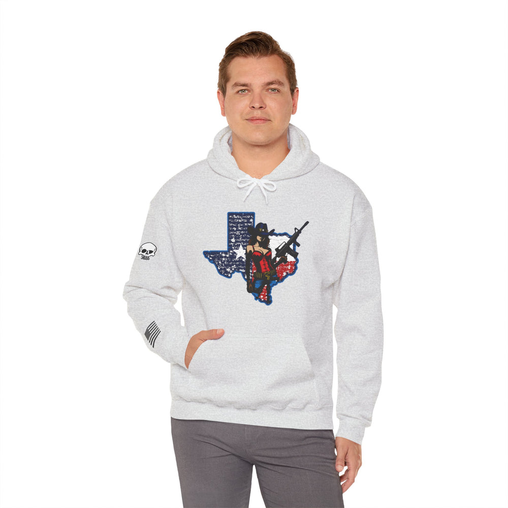 TEXAS STATE COWGIRL HOODIE