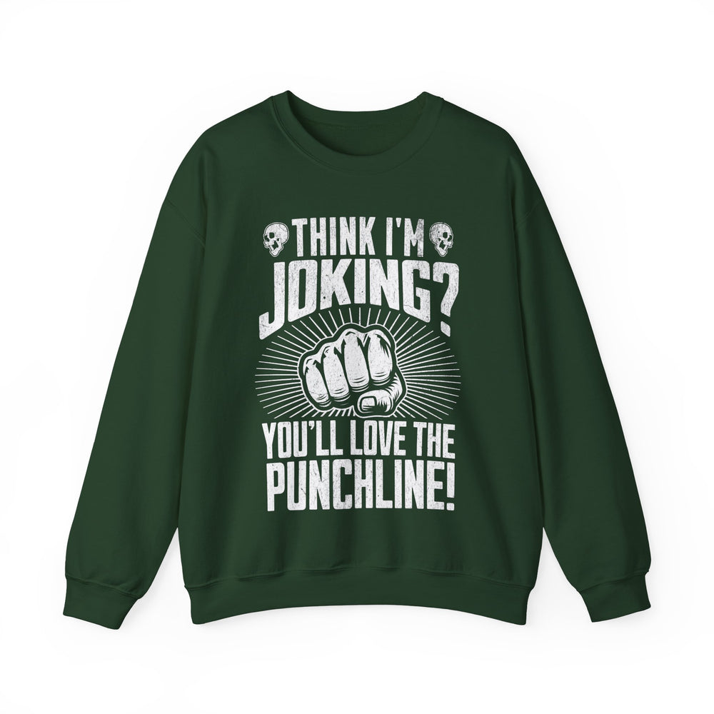 KISS THE PUNCHLINE SWEATSHIRT