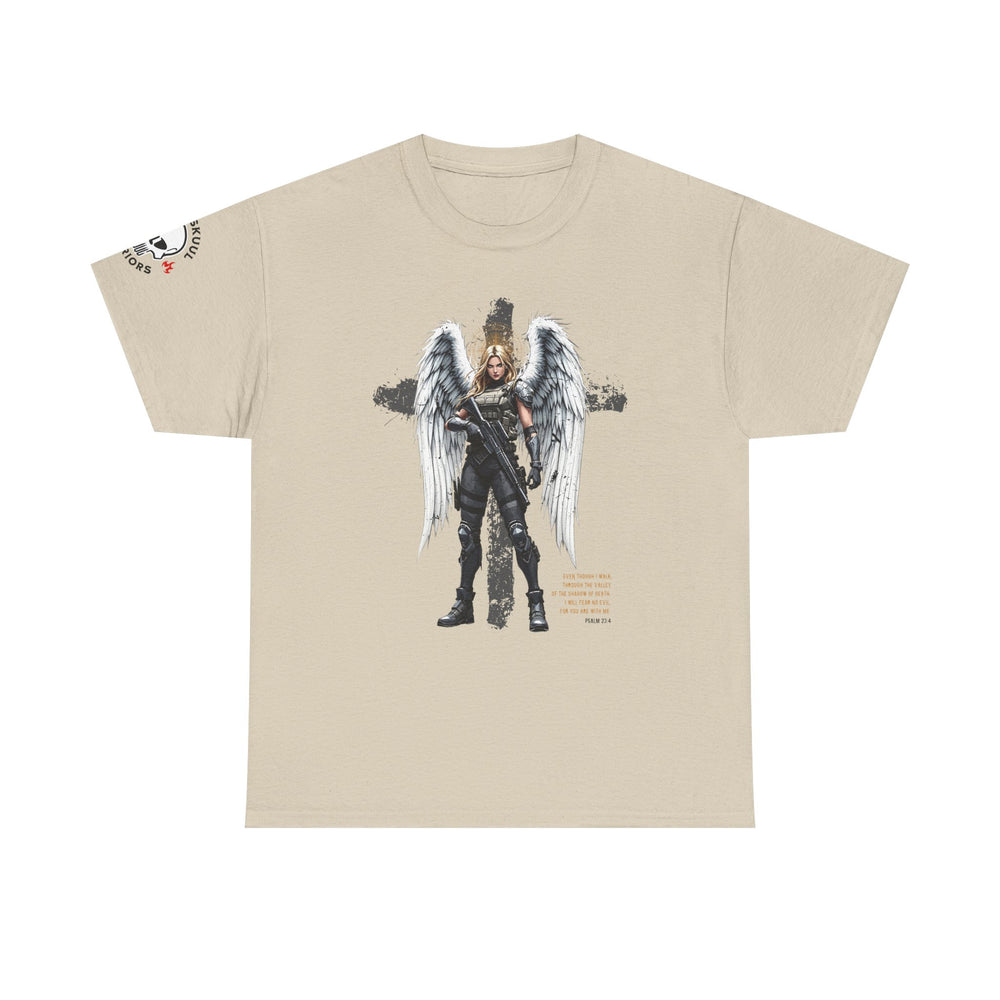 FEMALE ARCHANGEL PSALM 23:4 T SHIRT