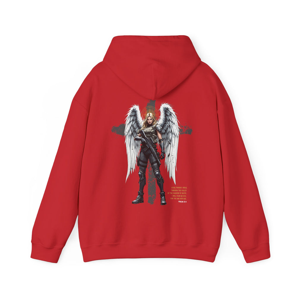 FEMALE ARCHANGEL PSALM 23:4 HOODIE