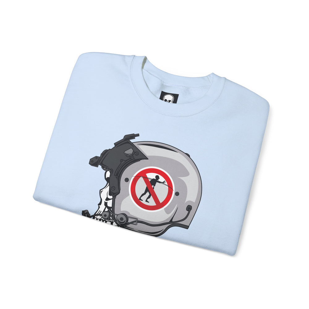 NO ZOMBIE RIDES SWEATSHIRT