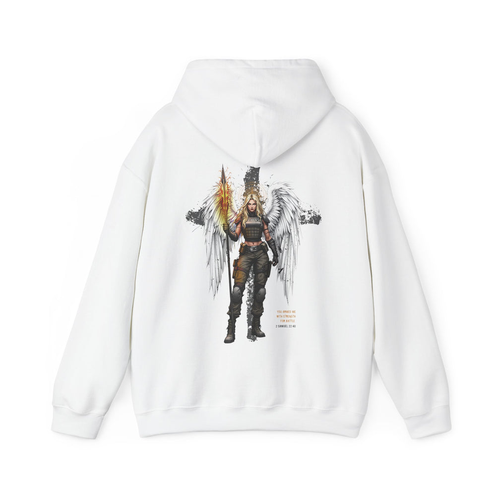 FEMALE ARCHANGEL 2 SAMUEL 22:40 HOODIE
