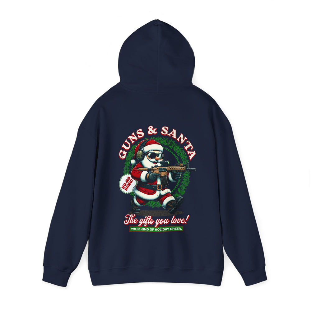 GUNS AND SANTA HOODIE