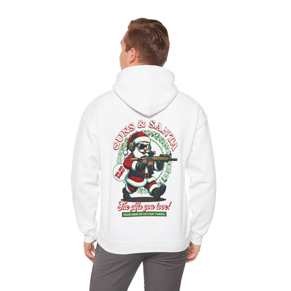 GUNS AND SANTA HOODIE