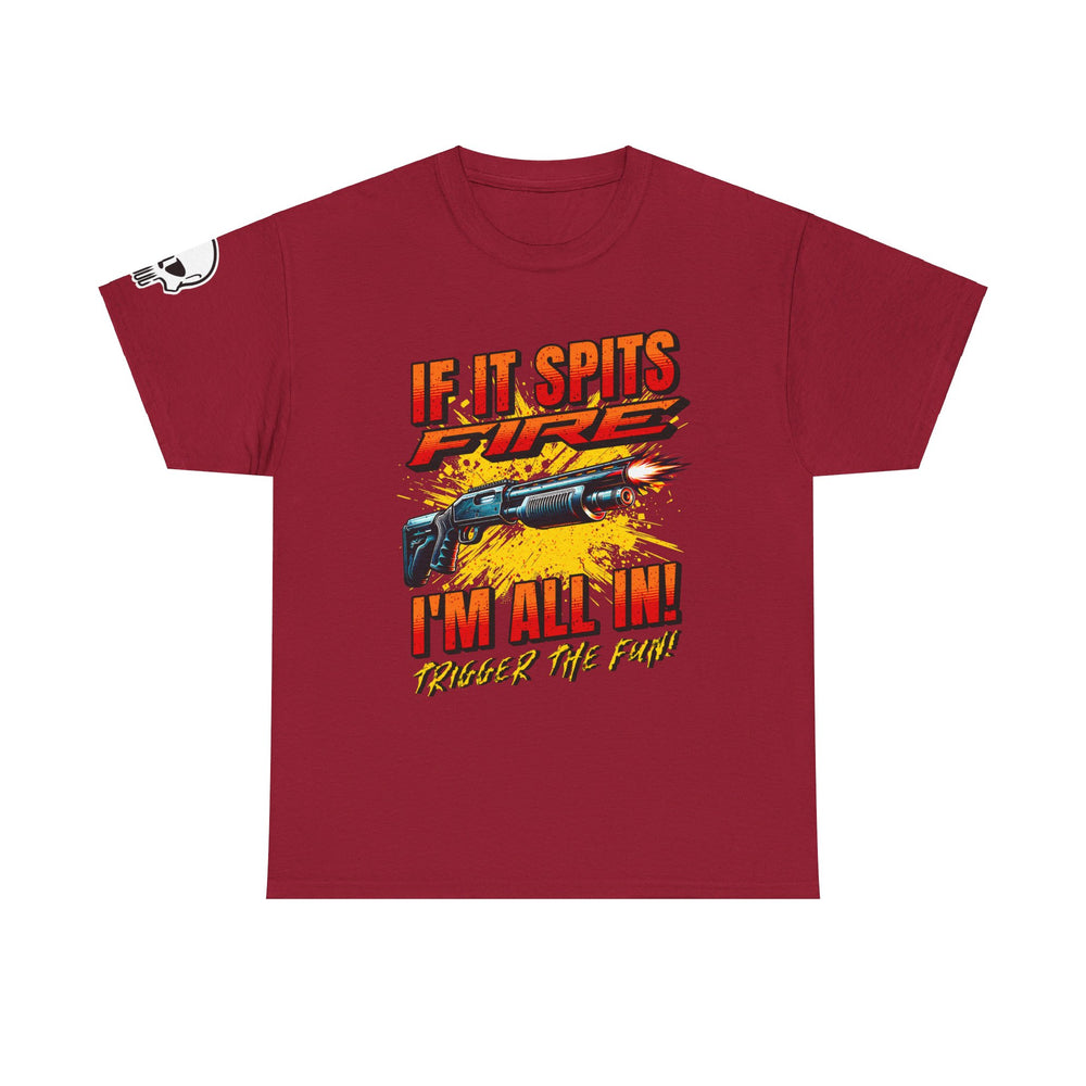 SHOTGUN SPITTING FIRE T SHIRT