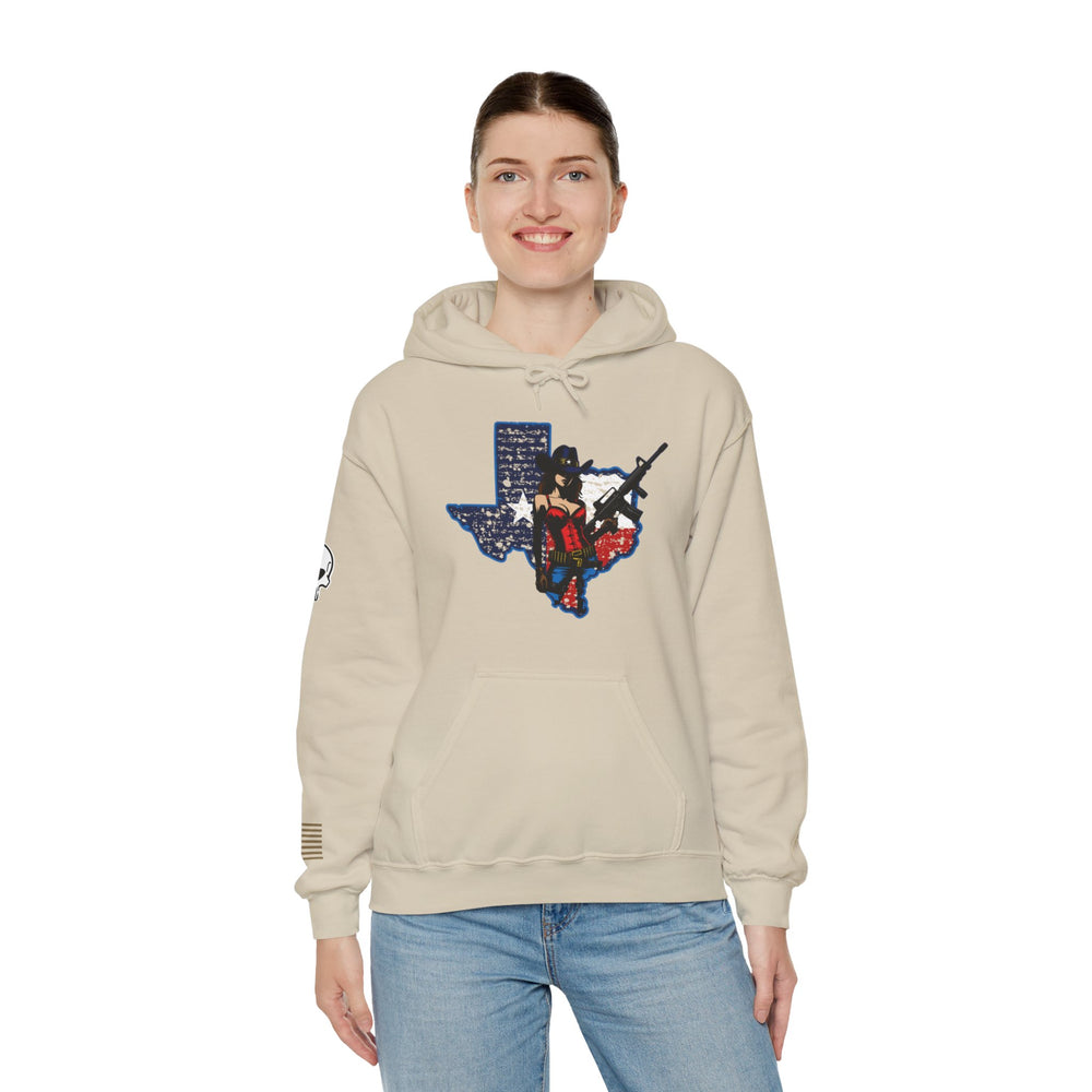 TEXAS STATE COWGIRL HOODIE