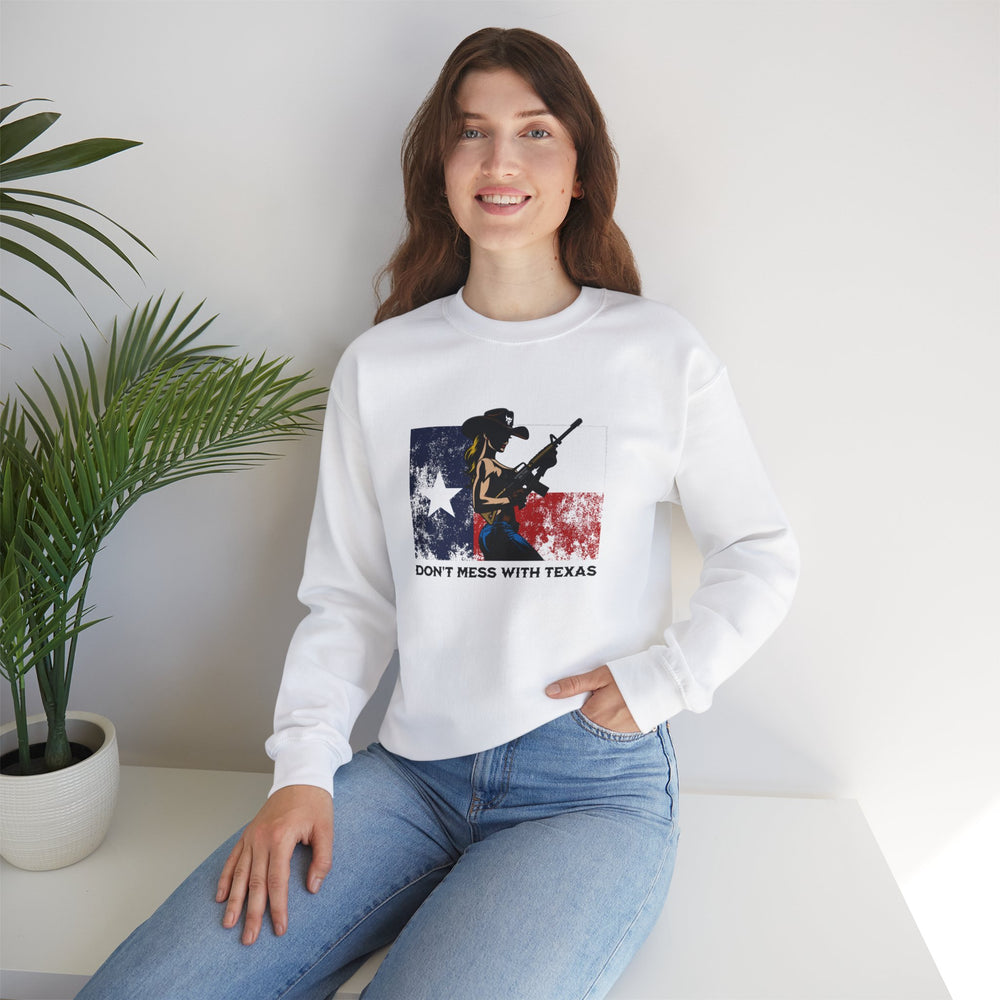 DON'T MESS WITH TEXAS COWGIRL SWEATSHIRT