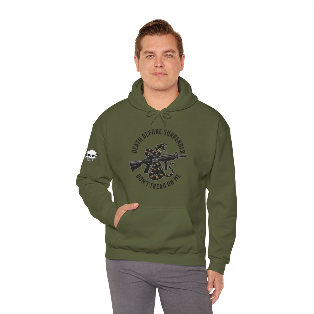 COLOR DEATH BEFORE SURRENDER HOODIE