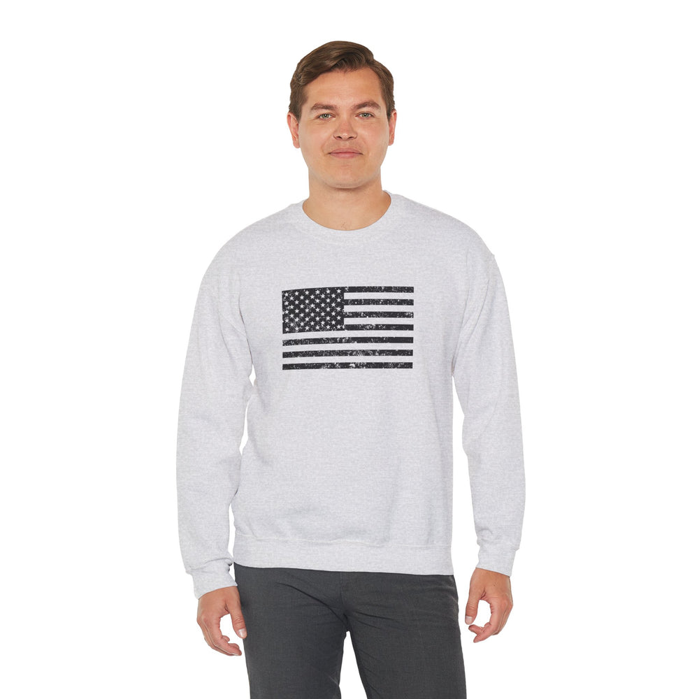 USA GRUNGE FLAG SWEATSHIRT