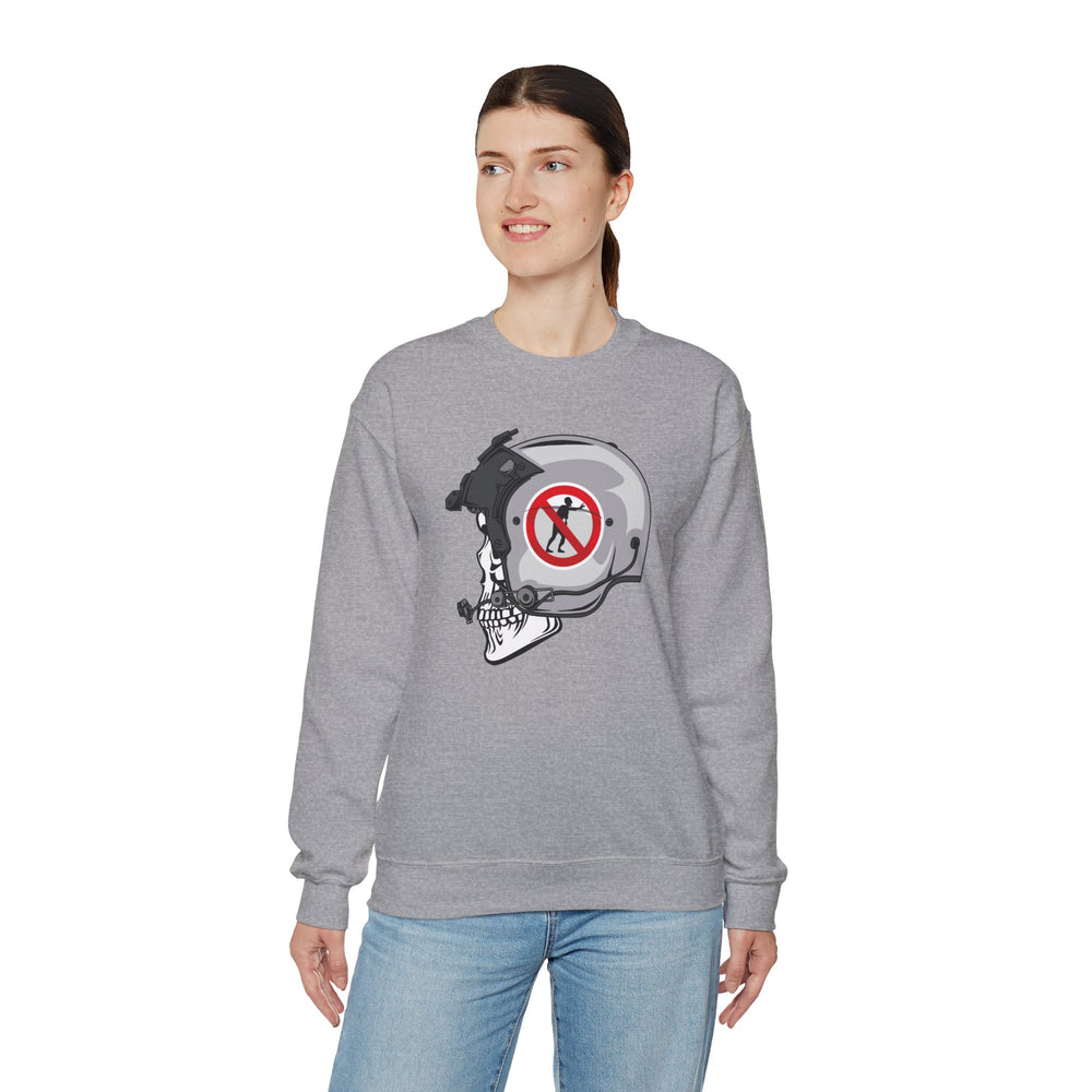 NO ZOMBIE RIDES SWEATSHIRT