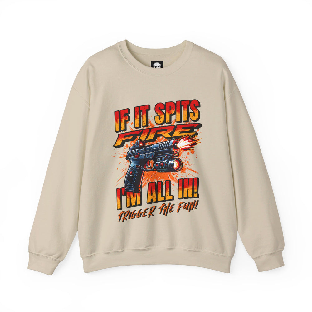 TACTICAL GUN SPITTING SWEATSHIRT