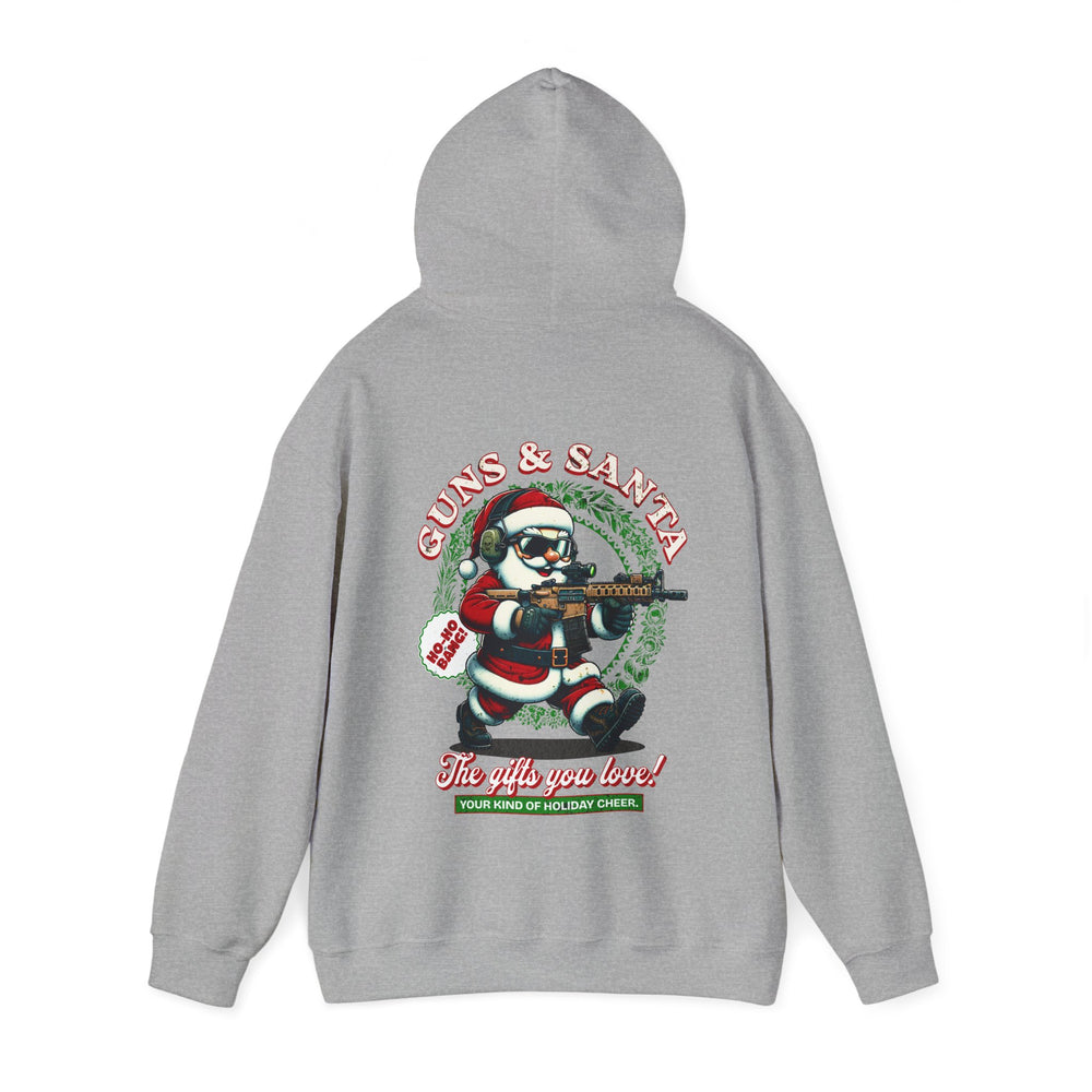 GUNS AND SANTA HOODIE