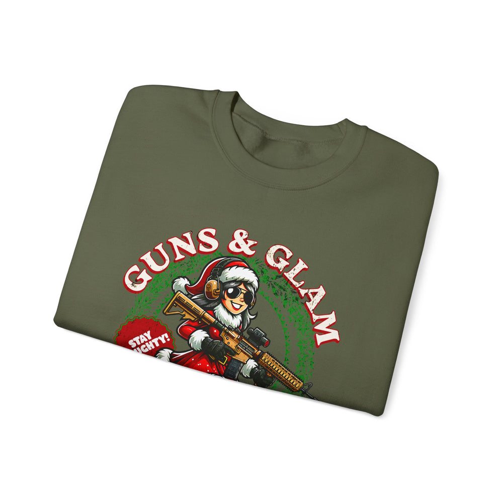 GUNS AND GLAM XMAS SWEATSHIRT