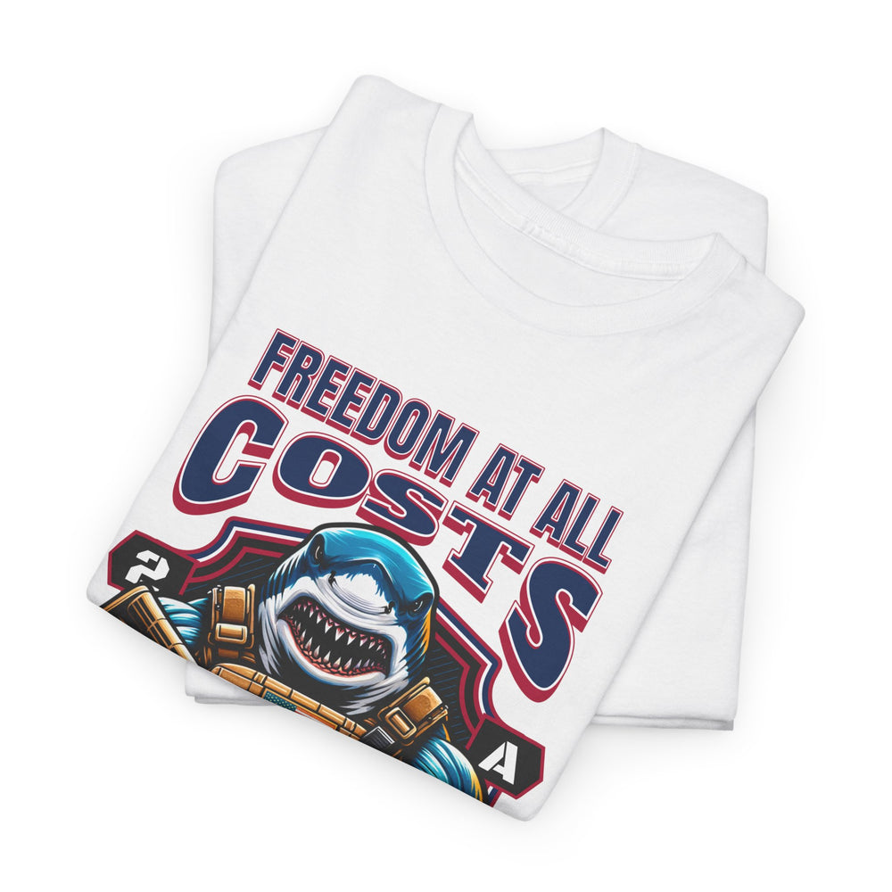 GREAT WHITE SHARK FREEDOM T SHIRT