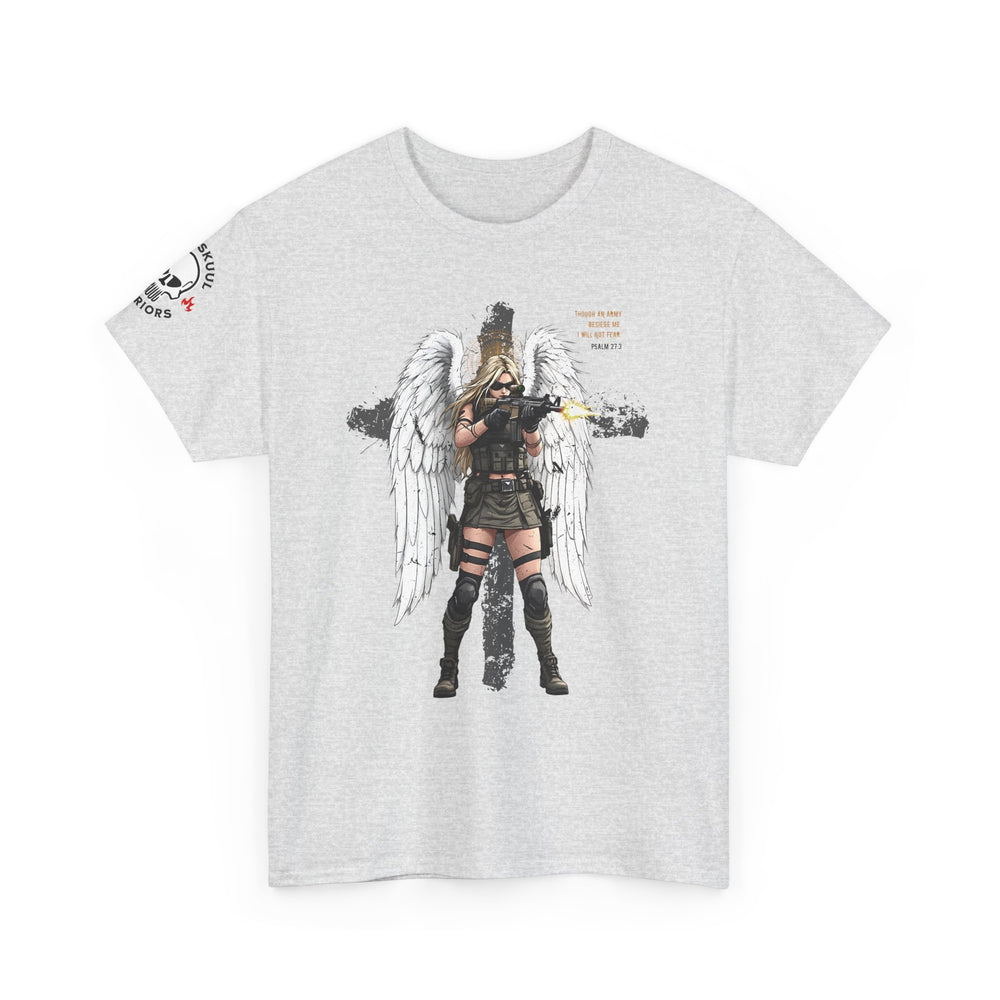FEMALE ARCHANGEL PSALM 27:3 T SHIRT