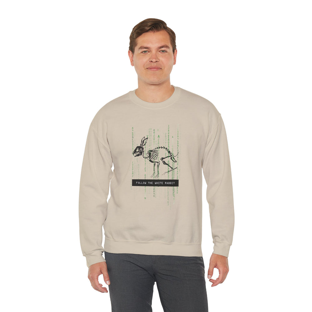 FOLLOW THE WHITE RABBIT SWEATSHIRT