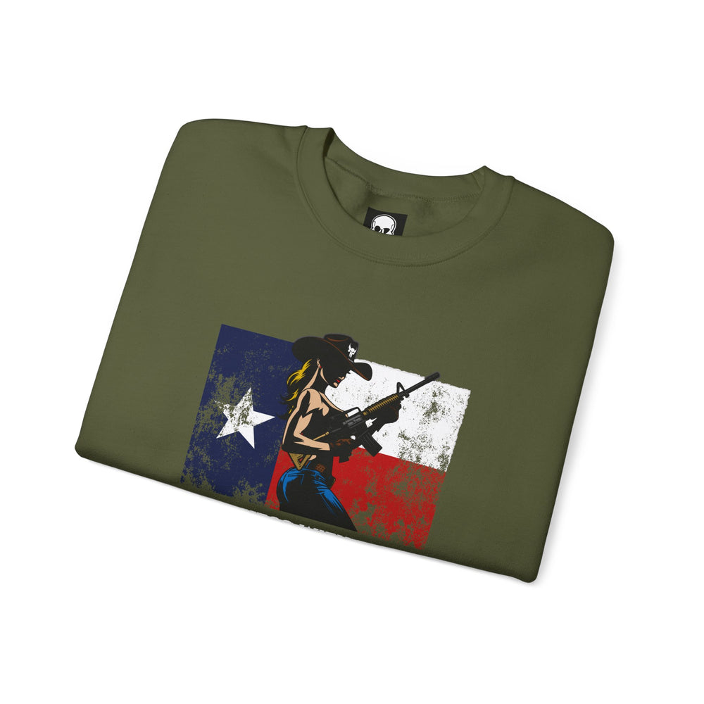 DON'T MESS WITH TEXAS COWGIRL SWEATSHIRT