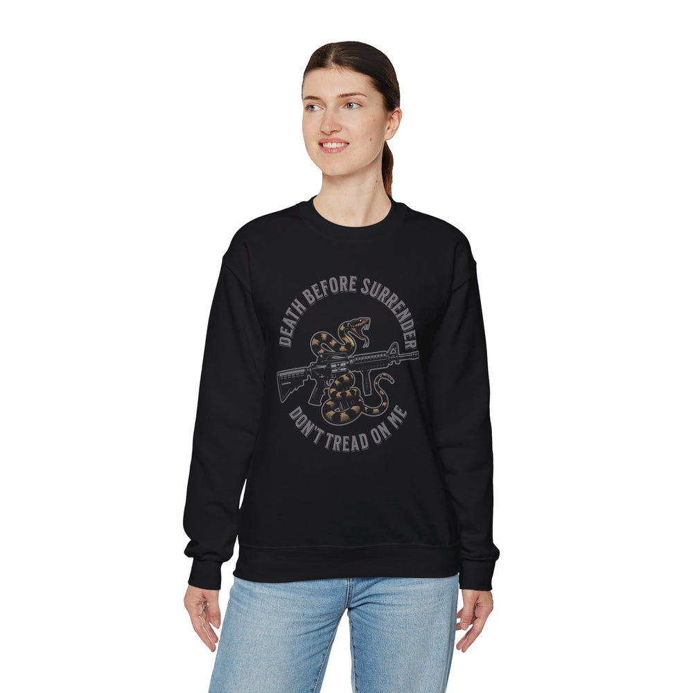COLOR DEATH BEFORE SURRENDER SWEATSHIRT
