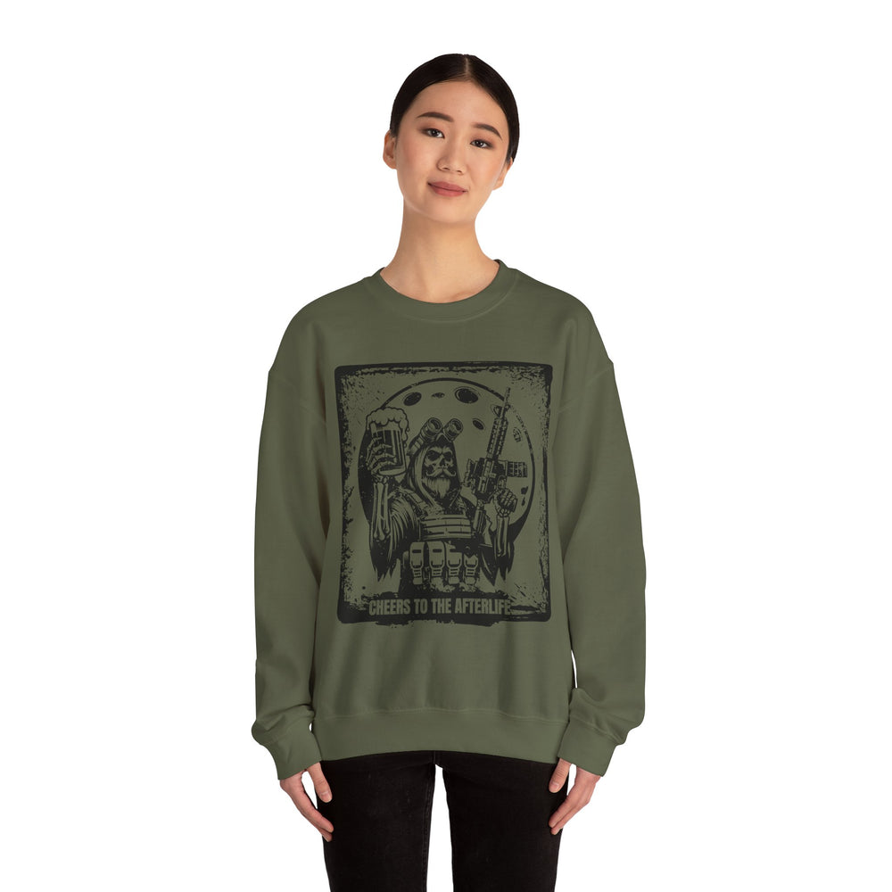 CHEERS TO THE AFTERLIFE GRUNGE SWEATSHIRT