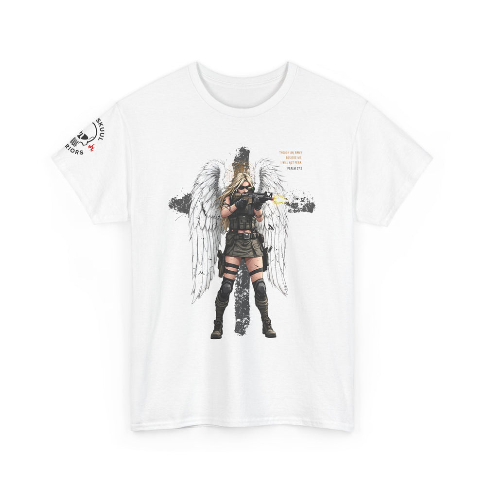 FEMALE ARCHANGEL PSALM 27:3 T SHIRT