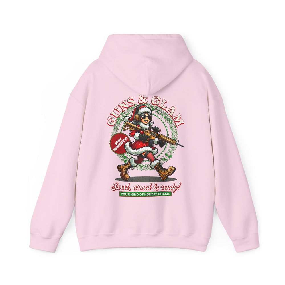 GUNS AND GLAM XMAS HOODIE