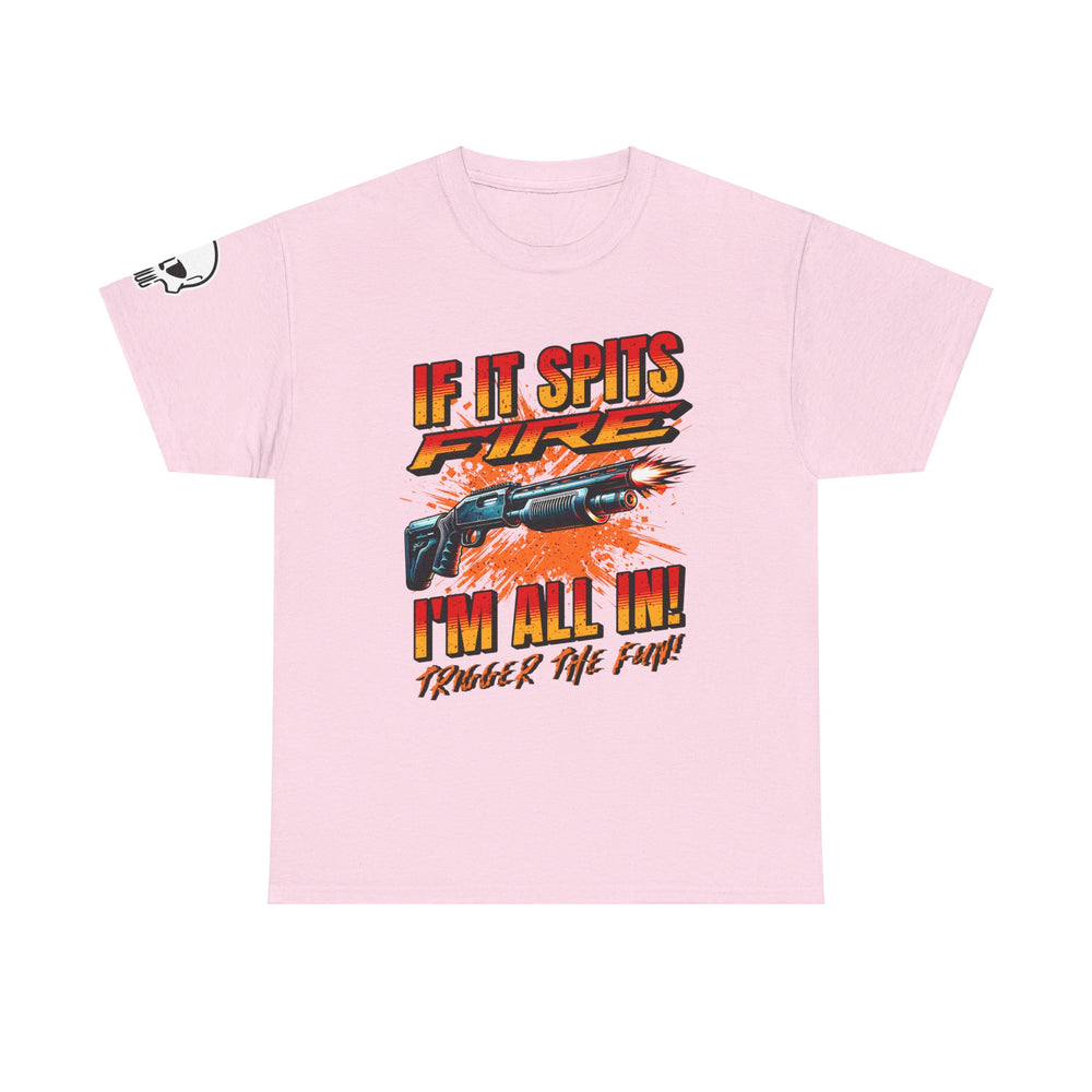 SHOTGUN SPITTING FIRE T SHIRT